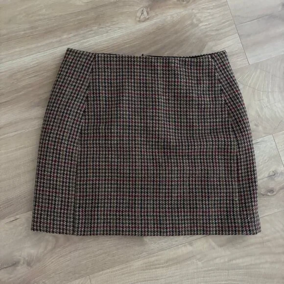 Sezane Brown and Tan Mini Skirt - Picture 4 of 5